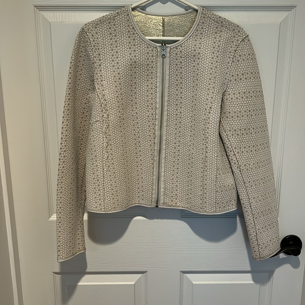 Carlisle Cream Textured Women's Blazer